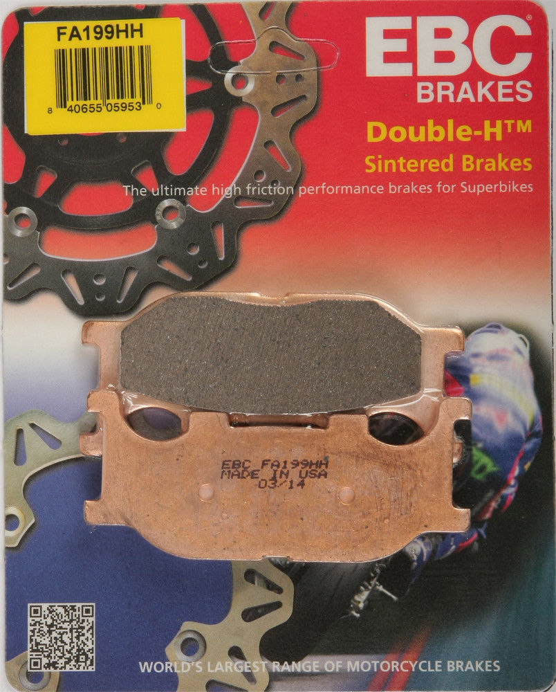 EBC Brakes Double-H Sintered Superbike Brake Pads Front - FA199HH EBC Brakes Double-H Sintered Superbike Brake Pads Front - FA199HH